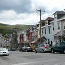 Una calle en Reading, Pa.