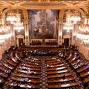 The Pennsylvania House floor inside the Capitol building in Harrisburg.