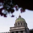 The exterior of the Pennsylvania Capitol in Harrisburg.