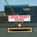 The dropbox for ballots is shown May 19, 2026, at Lehigh County Government Center In Allentown, Lehigh County, Pennsylvania.