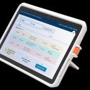 An example of an ExpressPoll electronic pollbook tablet.