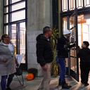 Voters are seen at Lackawana Community College in Hazleton, Luzerne County on Election Day.