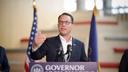 Governor Josh Shapiro speaking at a September 2023 event in Pittsburgh.