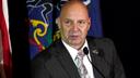 Republican Doug Mastriano speaks at a November 2020 state Senate hearing in Gettysburg.