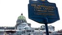 Pennsylvania's Capitol building in Harrisburg is pictured.