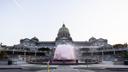 The fountain at the Pennsylvania Capitol in Harrisburg.