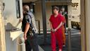 42-year-old Adam G. Berryhill walks into the Lebanon County Courthouse on Thursday morning.