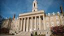 Penn State's Old Main building at the university's main campus in State College.