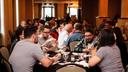 Trivia participants at Spotlight PA's first-ever Lehigh Valley Clink 'N Think Quiz Bash fundraiser in Allentown, PA.