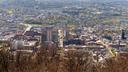 A view of the city of Reading, Pennsylvania.