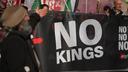 People take part in an anti-war demonstration organized by "No Kings Italy movement" in Rome, Saturday, March 28, 2026.