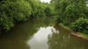 The Conestoga River flows past Lancaster County Central Park along the southern end of Lancaster, PA.