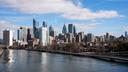 The Philadelphia, PA skyline.
