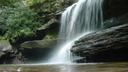 Jonathan Run Falls in Ohiopyle State Park, Fayette County, Pennsylvania.