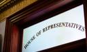 A sign that reads House of Representatives inside the Pennsylvania Capitol in Harrisburg.