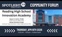 Video: Community Forum - Reading High School Innovation Academy