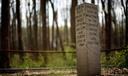 A post in Newark, Delaware, marks the base point in the survey of Charles Mason and Jeremiah Dixon.