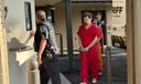 42-year-old Adam G. Berryhill walks into the Lebanon County Courthouse on Thursday morning.