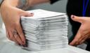 Voter registration workers sort mail ballots Nov. 7, 2023, at Lehigh County Government Center in Allentown, PA.