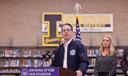 Gov. Josh Shapiro visits Erie County Junior and Senior High School.