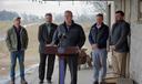 Russell Redding, secretary of the Pennsylvania Department of Agriculture, speaks at an event.