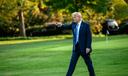 President Donald Trump on the South Lawn of the White House, Monday, Sept. 22, 2025.