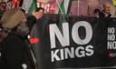 People take part in an anti-war demonstration organized by "No Kings Italy movement" in Rome, Saturday, March 28, 2026.