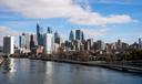 The Philadelphia, PA skyline.