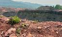 A view of the top of a waste coal pile at Windber Mine 37 in western Pennsylvania.