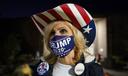 Trump campaign volunteer Nancy McKay-Rosa talks about turnout on Election Day, Nov. 3, 2020, at Forks Township Community Center in Northampton County, Pennsylvania.