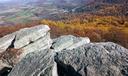 The view from the pinnacle along the Appalachian Trail in Berks County.