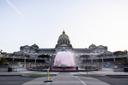 The fountain at the Pennsylvania Capitol in Harrisburg.