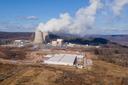 A data center owned by Amazon Web Services, front right, is under construction next to the Susquehanna nuclear power plant in Berwick, Pa., on Tuesday, Jan. 14, 2024.