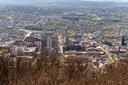 A view of the city of Reading, Pennsylvania.
