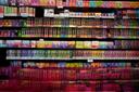 Disposable flavored electronic cigarette devices are displayed for sale at Vapes N Smoke in Pinecrest, Fla., Monday, June 26, 2023. Disposable flavored electronic cigarette devices are displayed for sale at Vapes N Smoke in Pinecrest, Fla., Monday, June 26, 2023.