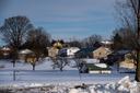 A view of homes from the Upper Bern Township building near Shartlesville, Pennsylvania, Feb. 9, 2026. A view of homes from the Upper Bern Township building near Shartlesville, Pennsylvania, Feb. 9, 2026.