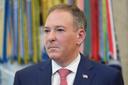 Environmental Protection Agency administrator Lee Zeldin listens as President Donald Trump speaks in the Oval Office of the White House, June 29, 2026, in Washington.