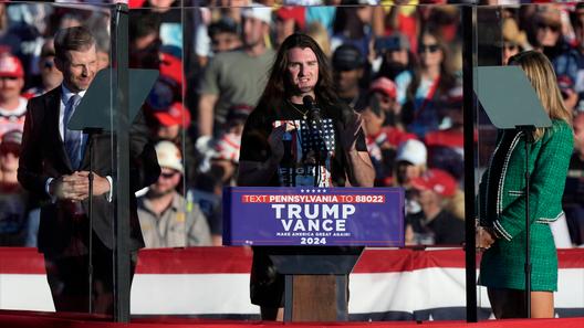 Scott Presler speaks at a campaign rally for President Donald Trump in October, 2024 in Butler, Pa.