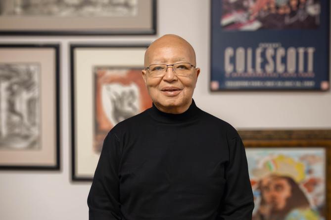 Michael Eskridge poses for a portrait.