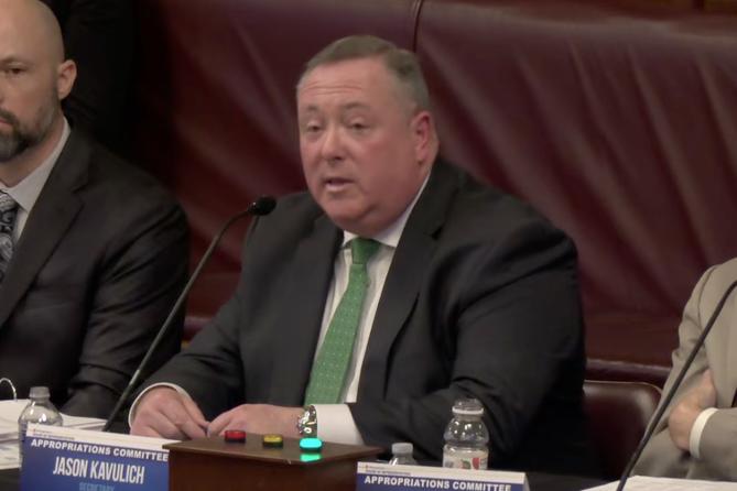 Department of Aging Secretary Jason Kavulich during a 2026 budget hearing.