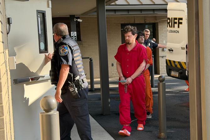 42-year-old Adam G. Berryhill walks into the Lebanon County Courthouse on Thursday morning. 42-year-old Adam G. Berryhill walks into the Lebanon County Courthouse on Thursday morning.