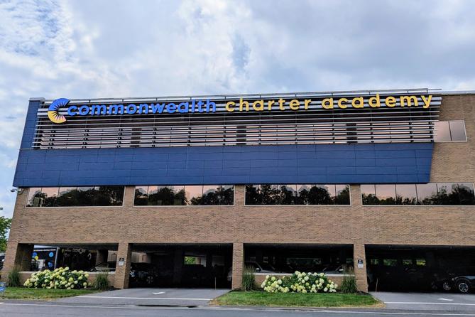 Commonwealth Charter Academy's building in Harrisburg, PA. Commonwealth Charter Academy's building in Harrisburg, PA.