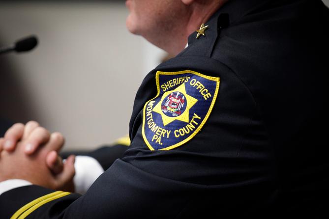 Montgomery County Sheriff Sean Kilkenny at a news conference in November 2024.