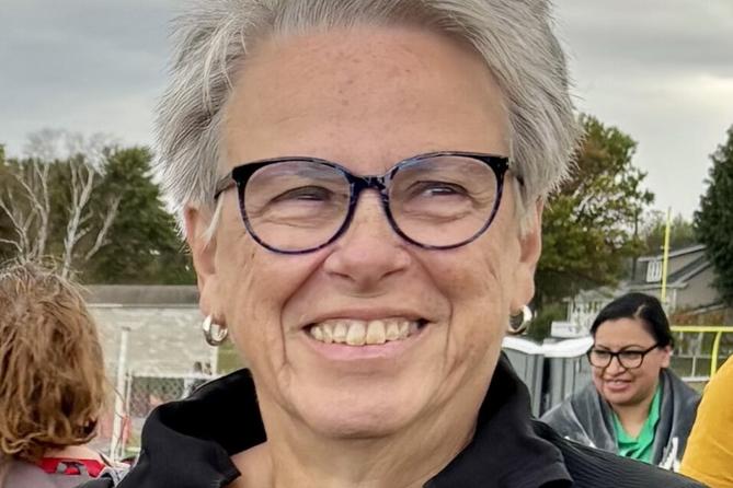 Suzanne Ernesto, 73, is a retired nurse who has volunteered at a Reading hospice for many years. Suzanne Ernesto, 73, is a retired nurse who has volunteered at a Reading hospice for many years.