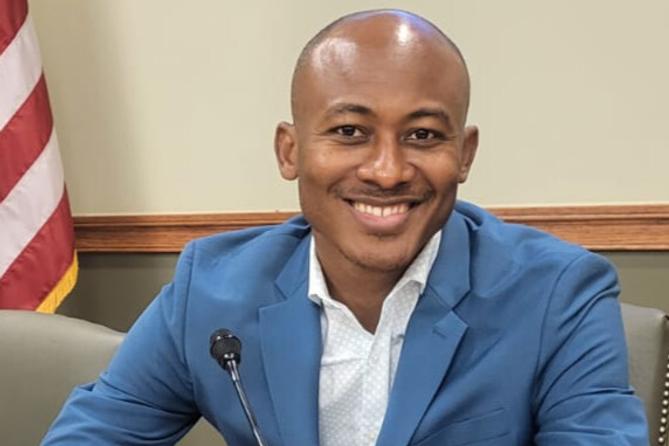 Alexander Civil, founder of Berks-based nonprofit Bring the Change.