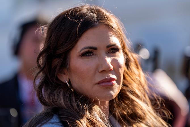 Homeland Security Secretary Kristi Noem. Homeland Security Secretary Kristi Noem.