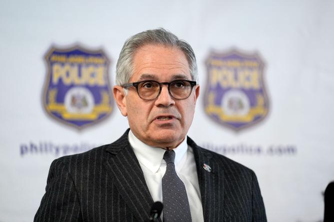Philadelphia District Attorney Larry Krasner takes part in a news conference in Philadelphia, March 11, 2024. Philadelphia District Attorney Larry Krasner takes part in a news conference in Philadelphia, March 11, 2024.