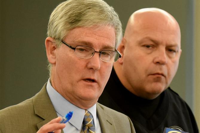 The fact that Beaver County District Attorney David J. Lozier (left)was involved in the decision to shoot, and then was the one to sign off on whether it was appropriate, has raised serious alarm among policing experts.