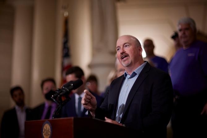 Pennsylvania state House Majority Leader Matt Bradford (D., Montgomery)