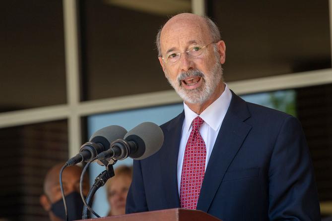 Gov. Tom Wolf said some of the provisions targeted by GOP lawmakers are outside the scope of the disaster declaration. That includes the power to close businesses and to set maximum occupancy limits.